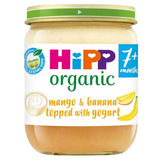 HiPP Organic Mango & Banana With Yogurt Jar 160g 7 Month+ GOODS Sainsburys   