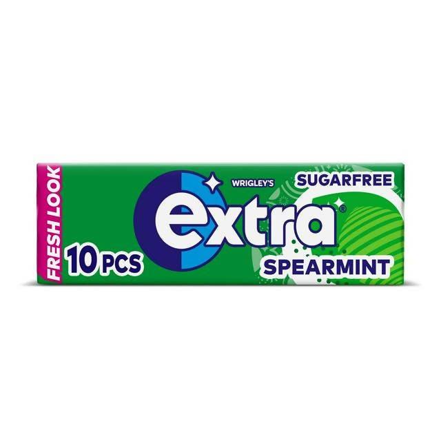 Extra Spearmint Chewing Gum Sugar Free 10 pieces - McGrocer