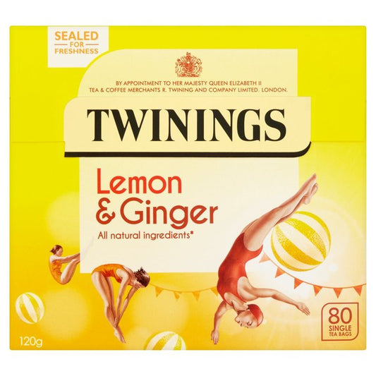 Twinings Lemon & Ginger Tea, 80 Tea Bags Tea M&S   