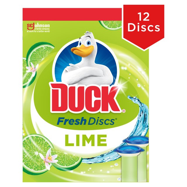 Duck Toilet Fresh Discs Duo Refills Lime GOODS ASDA   