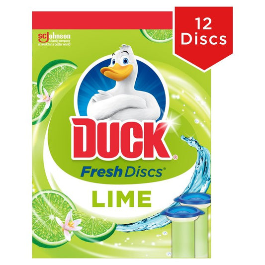 Duck Toilet Fresh Discs Duo Refills Lime GOODS M&S   