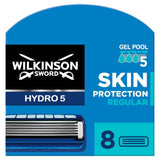 Wilkinson Sword Hydro 5 Skin Protection Men's Razor Blades Regular x8 men's razors & blades Sainsburys   