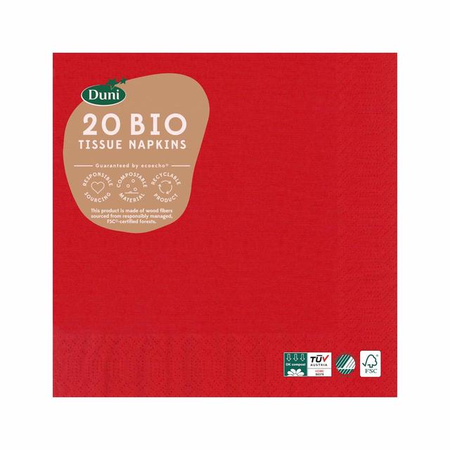 Red Compostable Paper Napkins Home, Garden & Outdoor M&S   