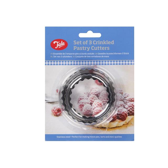 Tala Stainless Steel Crinkled Cutters Set 3 - McGrocer