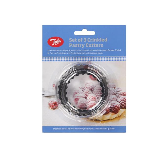 Tala Stainless Steel Crinkled Cutters Set 3