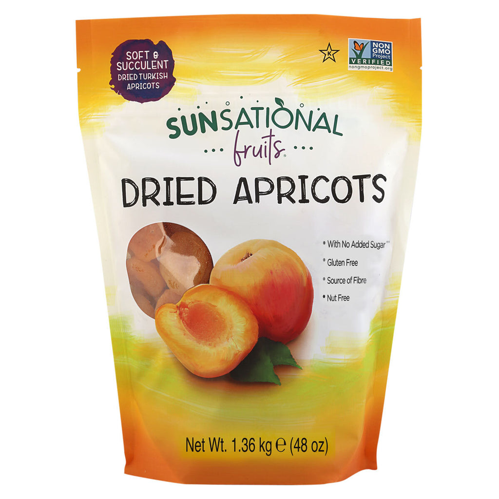 Sunsational Fruits Dried Apricots, 1.36kg