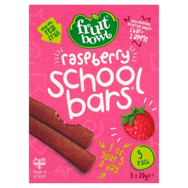 Fruit Bowl School Bars Raspberry Crisps, Nuts & Snacking Fruit M&S Default Title  