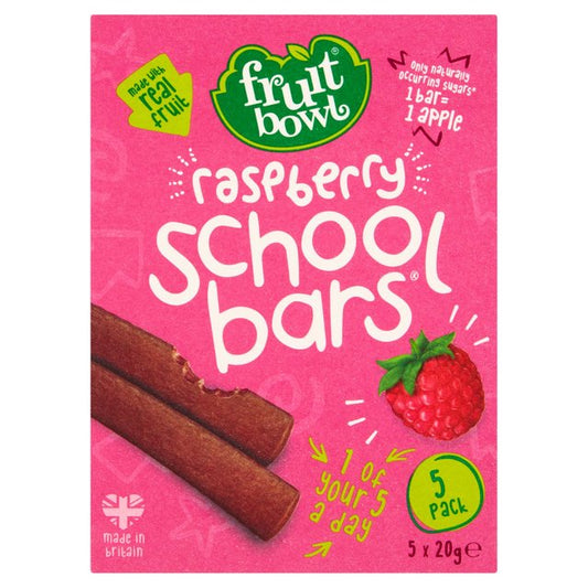 Fruit Bowl School Bars Raspberry Crisps, Nuts & Snacking Fruit M&S Title  