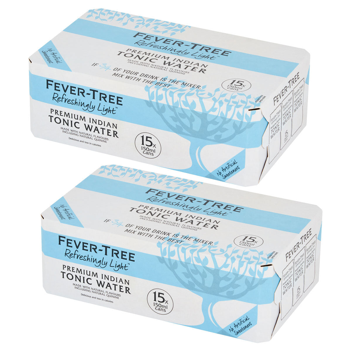 Fever-Tree Refreshingly Light Premium Indian Tonic Water, 30 x 150ml - McGrocer