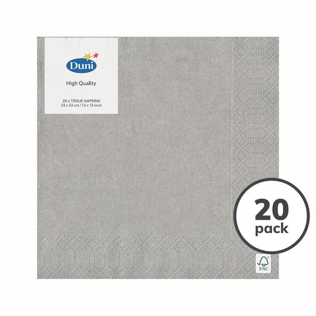 Silver Paper Napkins