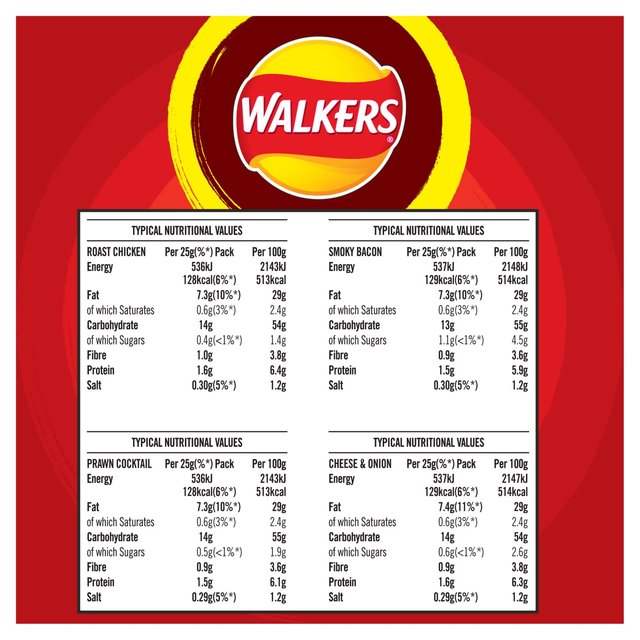 Walkers Meaty Variety Crisps Free from M&S   