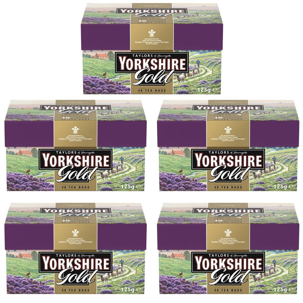 Taylors of Harrogate Yorkshire Gold Tea, 5 x 40 Pack