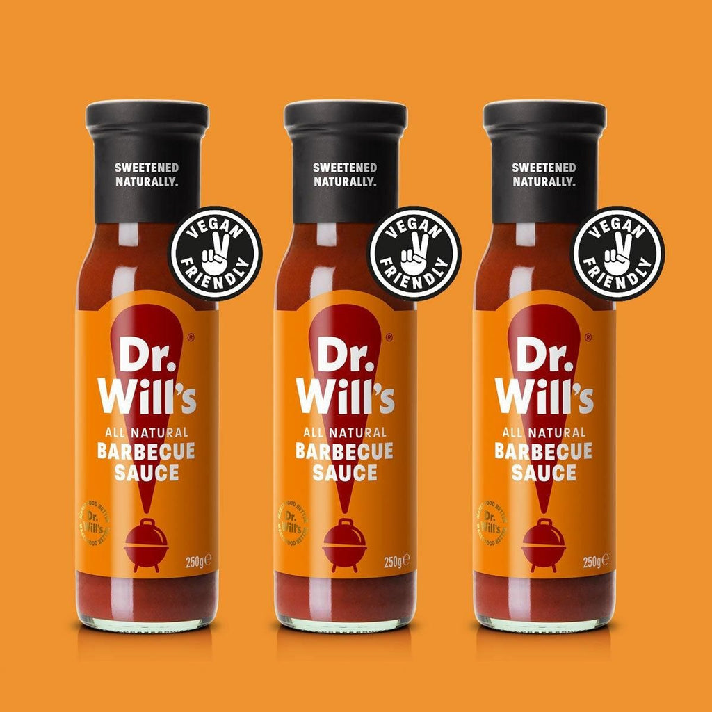 Dr Will's All Natural BBQ Sauce, 3 x 250ml