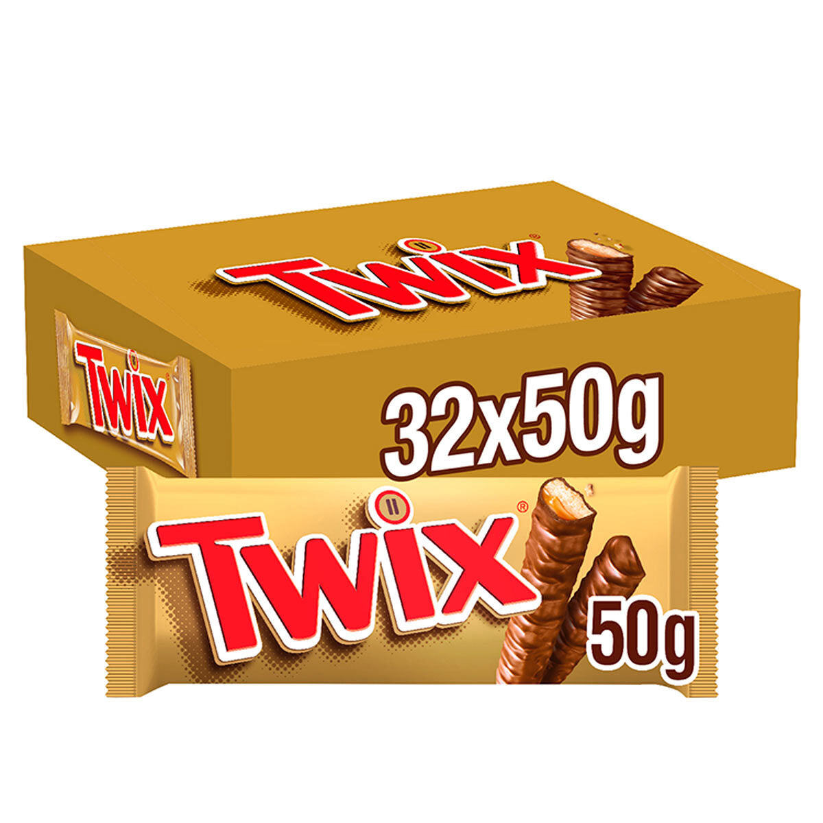 Twix Chocolate Bars, 32 x 50g Snacks Costco UK   