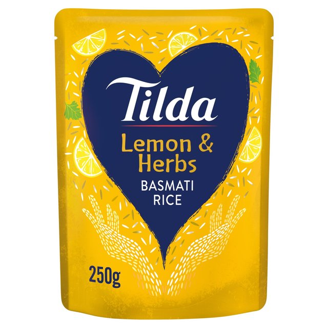 Tilda Microwave Lemon & Herbs Basmati Rice