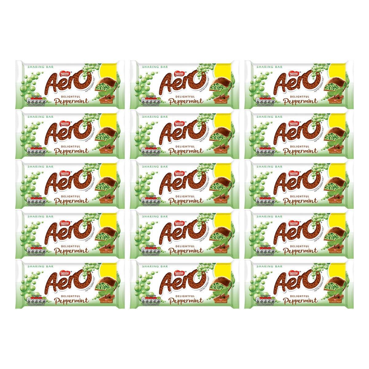 Aero Peppermint Chocolate Bar, 15 x 90g Snacks Costco UK   