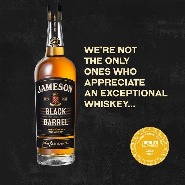 Jameson Black Barrel Triple Distilled Blended Irish Whiskey Liqueurs and Spirits M&S   