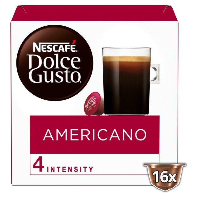 Nescafe Dolce Gusto Caffe Americano Pods Food Cupboard M&S Default Title  