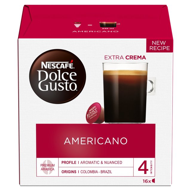 Nescafe Dolce Gusto Caffe Americano Pods Food Cupboard M&S   