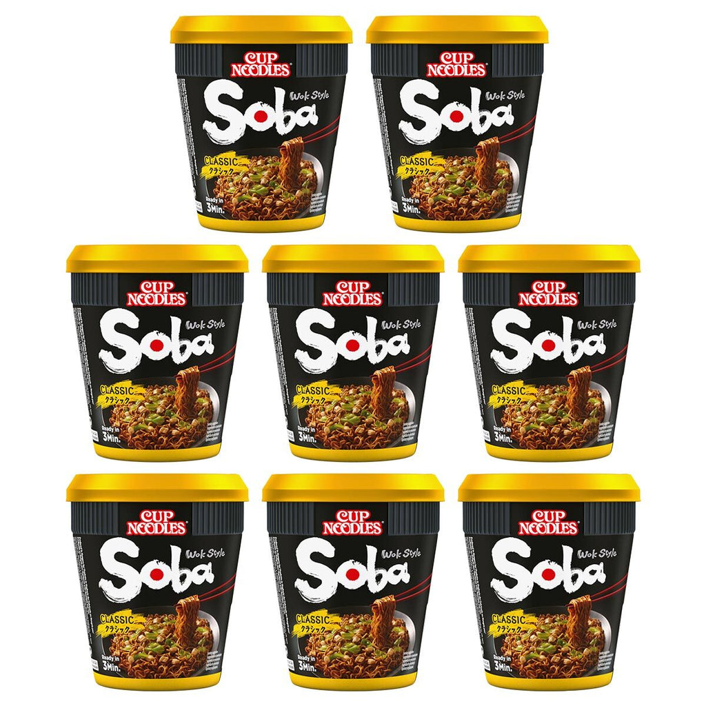 Nissin Soba Classic Cup Noodles, 8 x 90g