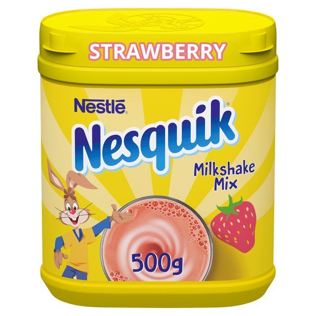 Nesquik Strawberry Milkshake Tub GOODS M&S   