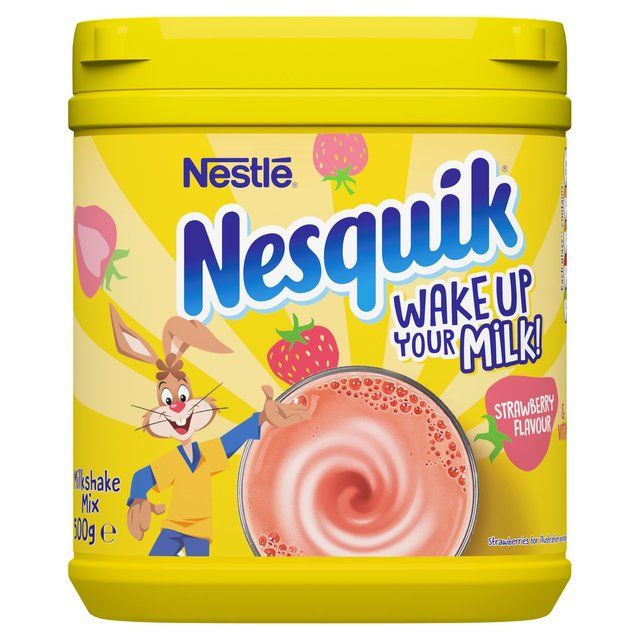 Nesquik Strawberry Milkshake Tub GOODS M&S   