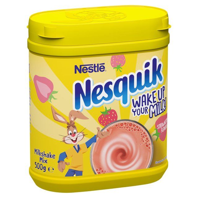 Nesquik Strawberry Milkshake Tub GOODS M&S   