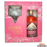 Warner's Rhubarb Gin Copa Glass Gift Pack, 70cl Spirits Costco UK   