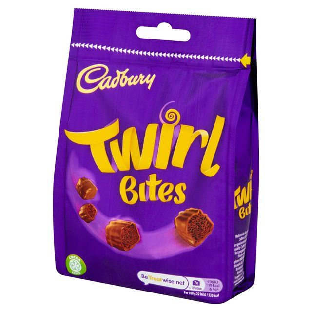 Cadbury Twirl Bites Chocolate Bag