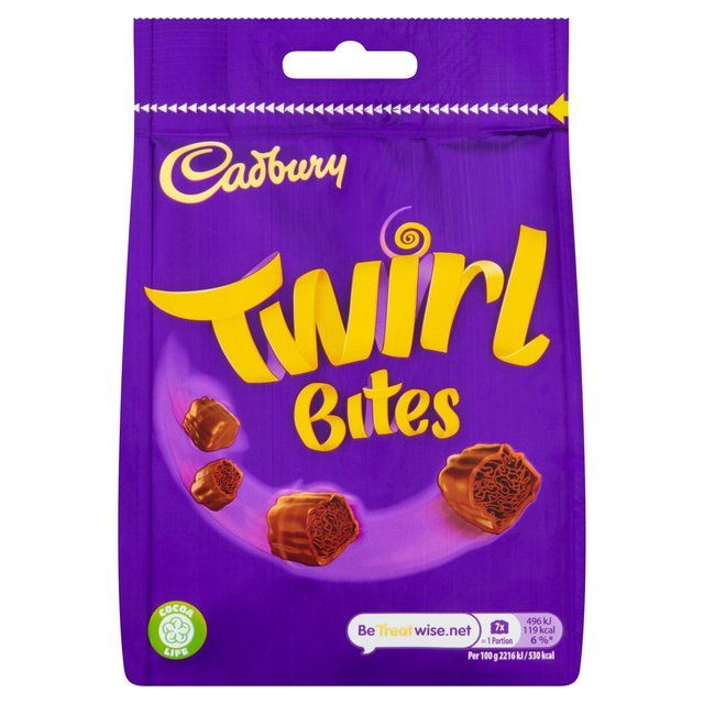 Cadbury Twirl Bites Chocolate Bag Food Cupboard M&S   