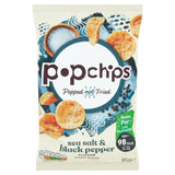 popchips Sea Salt & Black Pepper Sharing Crisps Food Cupboard M&S Default Title  