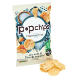 popchips Sea Salt & Black Pepper Sharing Crisps Food Cupboard M&S   