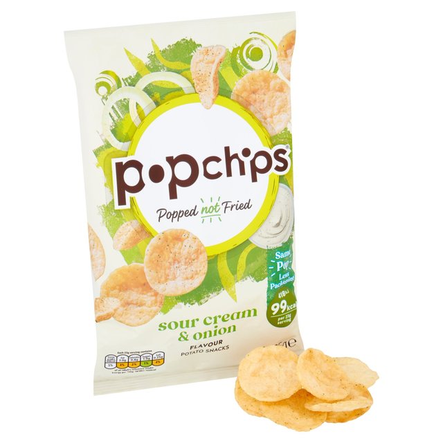 popchips Sour Cream & Onion Sharing Crisps