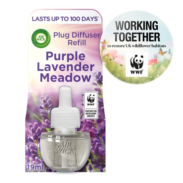 Airwick Purple Lavender Plug In Refill Miscellaneous M&S   