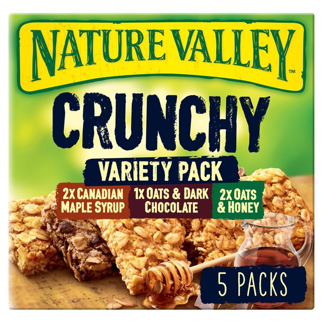 Nature Valley Crunchy Variety Pack Cereal Bars   5 x 42g