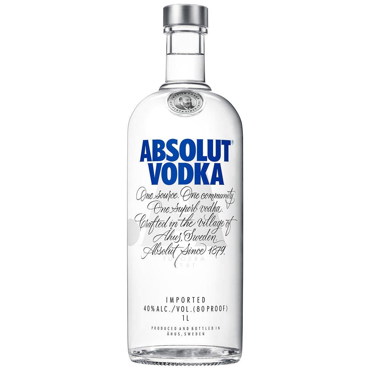 Absolut Original Swedish Vodka, 1L Spirits Costco UK weight  