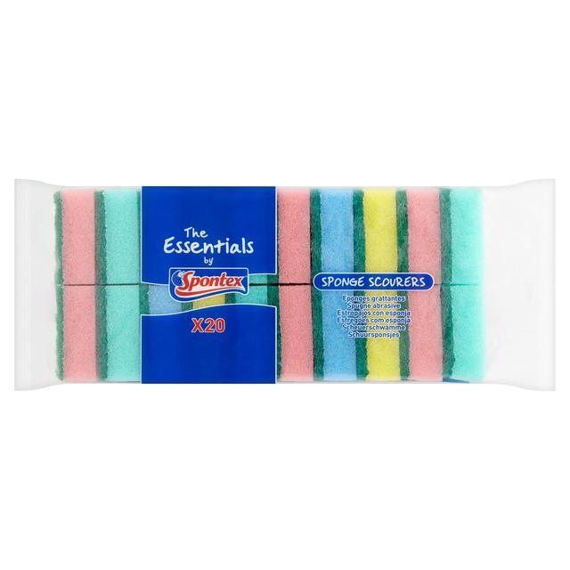 Spontex Essentials Sponge Scourers