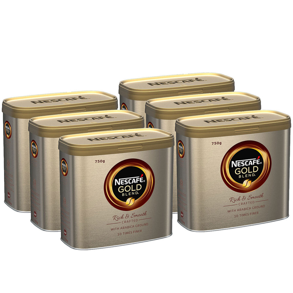 Nescafe Gold Blend Coffee Granules, 6 x 750g