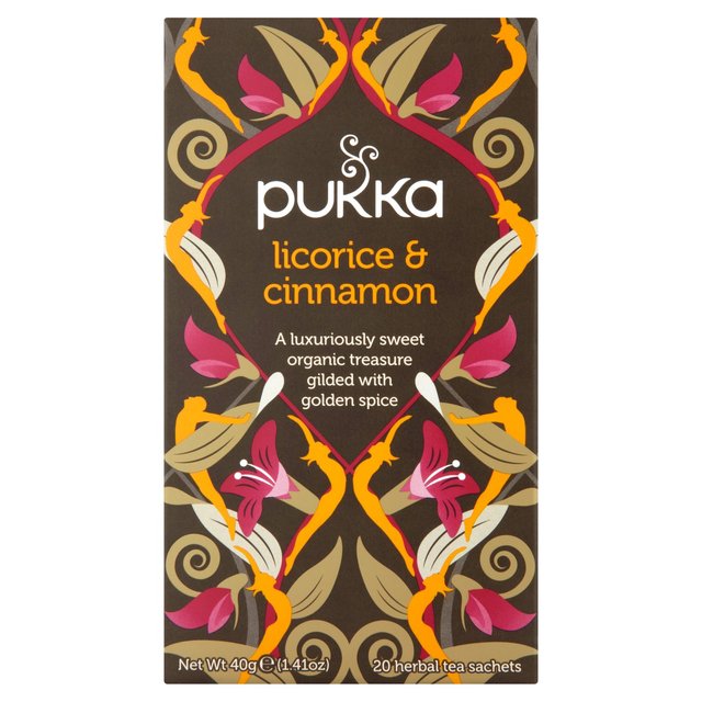 Pukka Organic Licorice & Cinnamon Tea Bags Tea M&S   