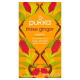 Pukka Organic Three Ginger Tea Bags Food Cupboard M&S   