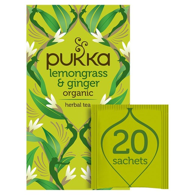 Pukka Lemongrass & Ginger Tea Food Cupboard M&S Default Title  