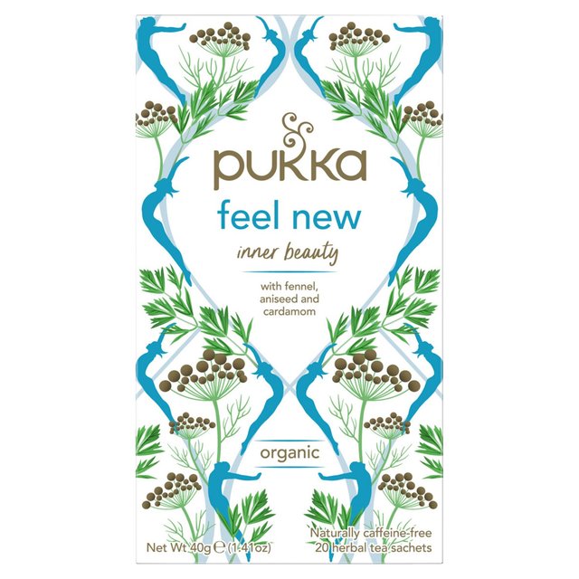 Pukka Feel New Tea Bags Food Cupboard M&S   