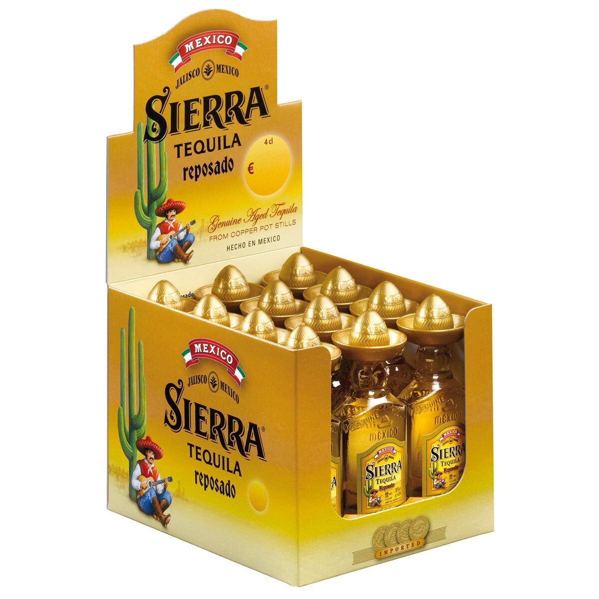 Sierra Reposado Tequila Miniature, 12 x 4cl - McGrocer