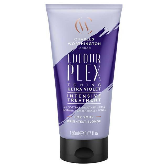 Charles Worthington Colour Plex Toning Ultra Violet Intensive Treatment 150ml shampoo & conditioners Sainsburys   