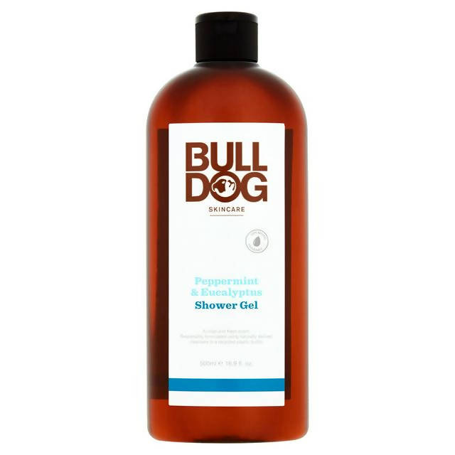 Bulldog Skincare Peppermint & Eucalyptus Shower Gel 500ml - McGrocer