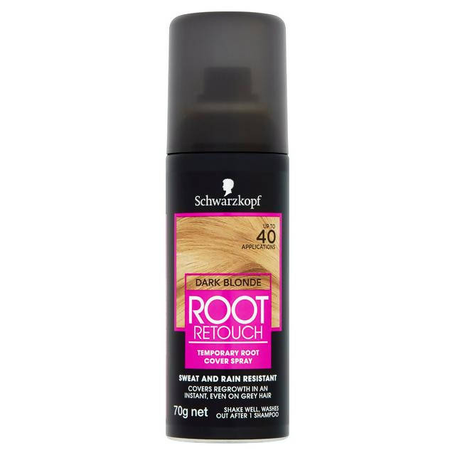 Schwarzkopf Root Retouch Temporary Cover Root Spray Dark Blonde 120ml Beauty at home Sainsburys   