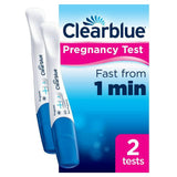 Clearblue Rapid Detection Pregnancy Test Kit x2 women's health & pregnancy Sainsburys   