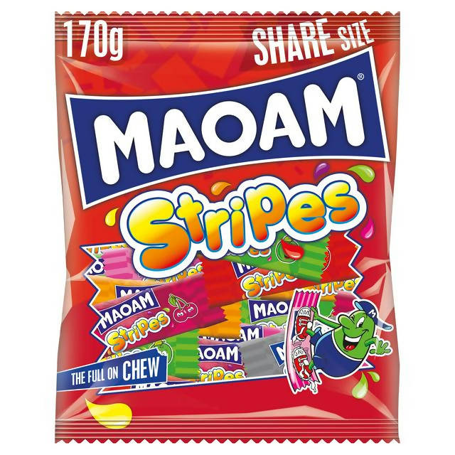 Haribo Maoam Stripes Chewy Sweets Bag 170g