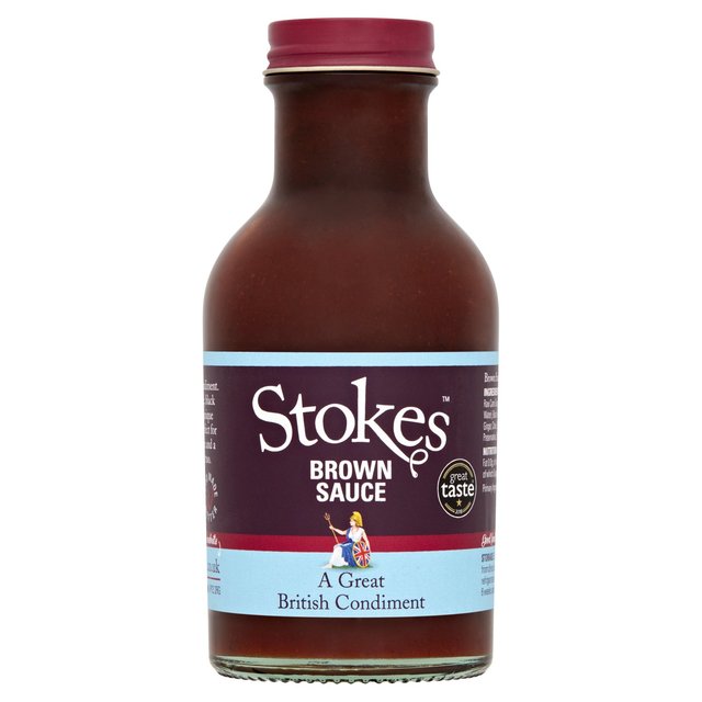 Stokes Real Brown Sauce Food Cupboard M&S Default Title  