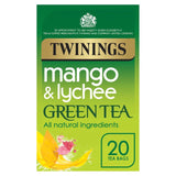 Twinings Mango & Lychee Green Tea, 20 Tea Bags Food Cupboard M&S Default Title  